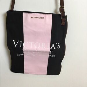 VICTORIA’S Secret pink and black crossbody
